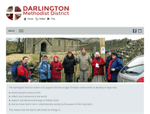 Tablet Screenshot of darlingtonmethodistdistrict.org.uk